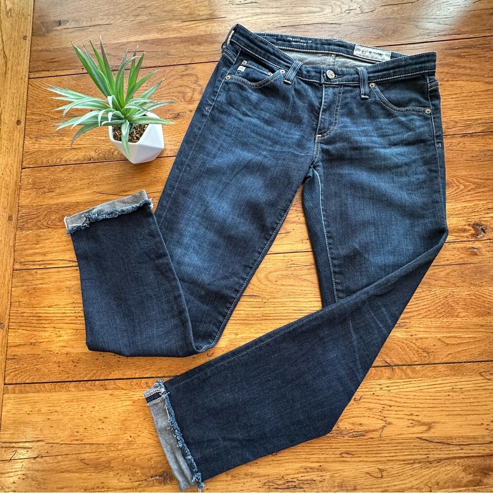 AG-ED Denim Adriano Goldschmied The Stilt Cigarette Roll Up Sz 27